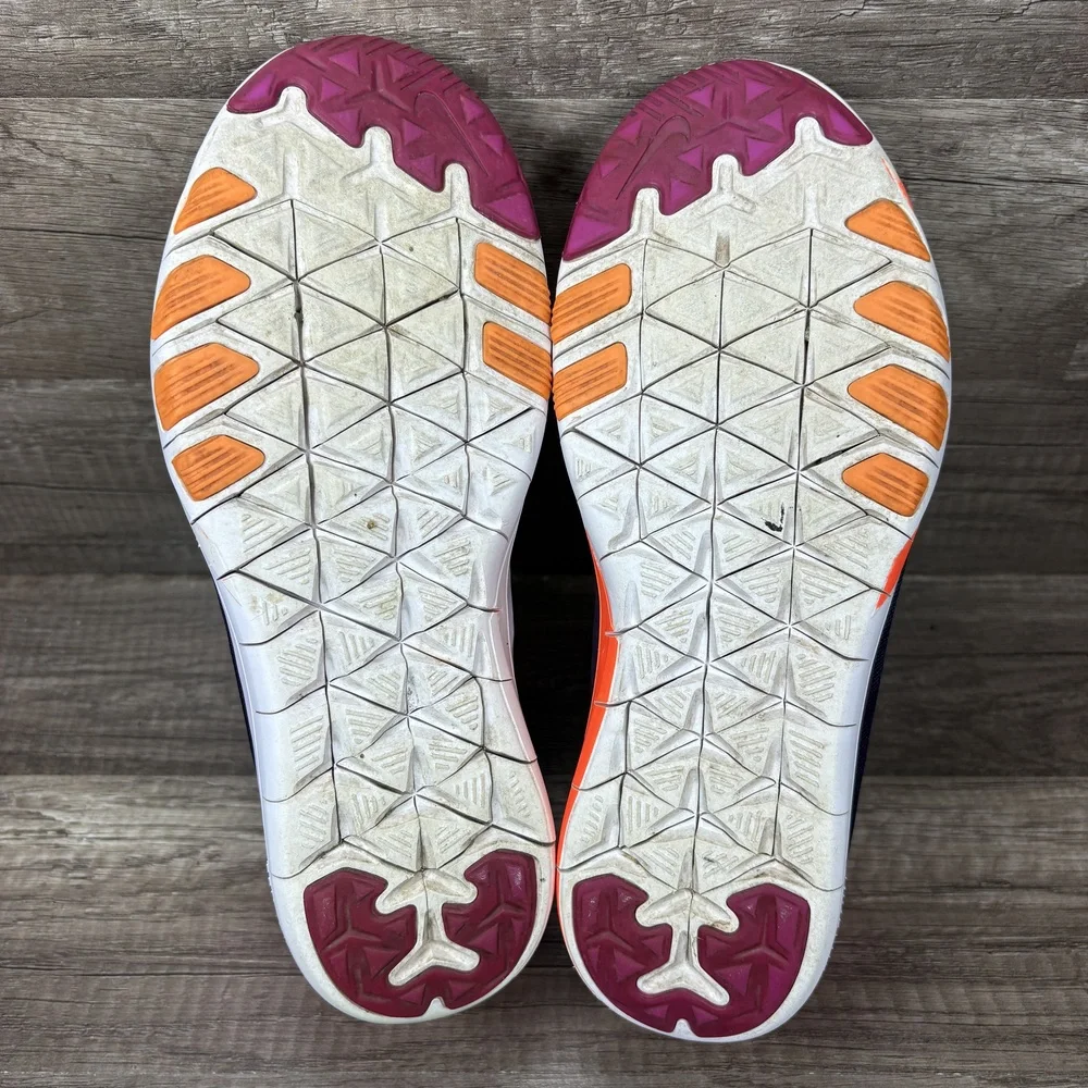Nike Free TR 6 Blue Purple Orange Womens US Size 8 833413-500 Running Shoes